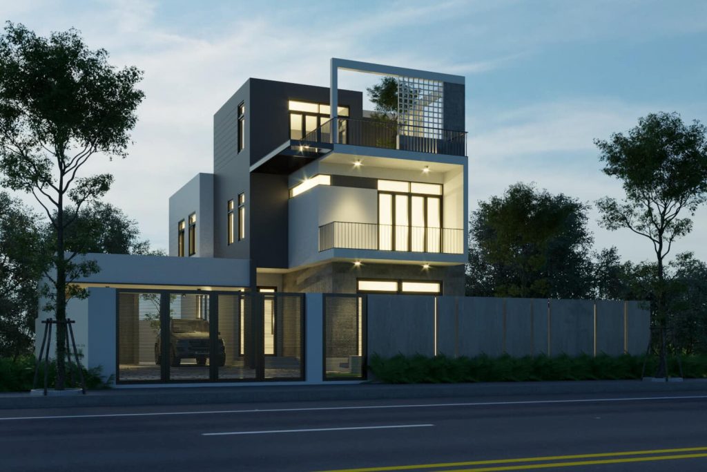 Phong cách thiết kế hiện đại ưa chuộng các đường thẳng, vuông vức và gọn gàng