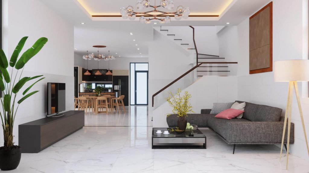 Nội thất thông minh, xếp gọn gàng được ưu tiên sử dụng trong phong cách thiết kế hiện đại